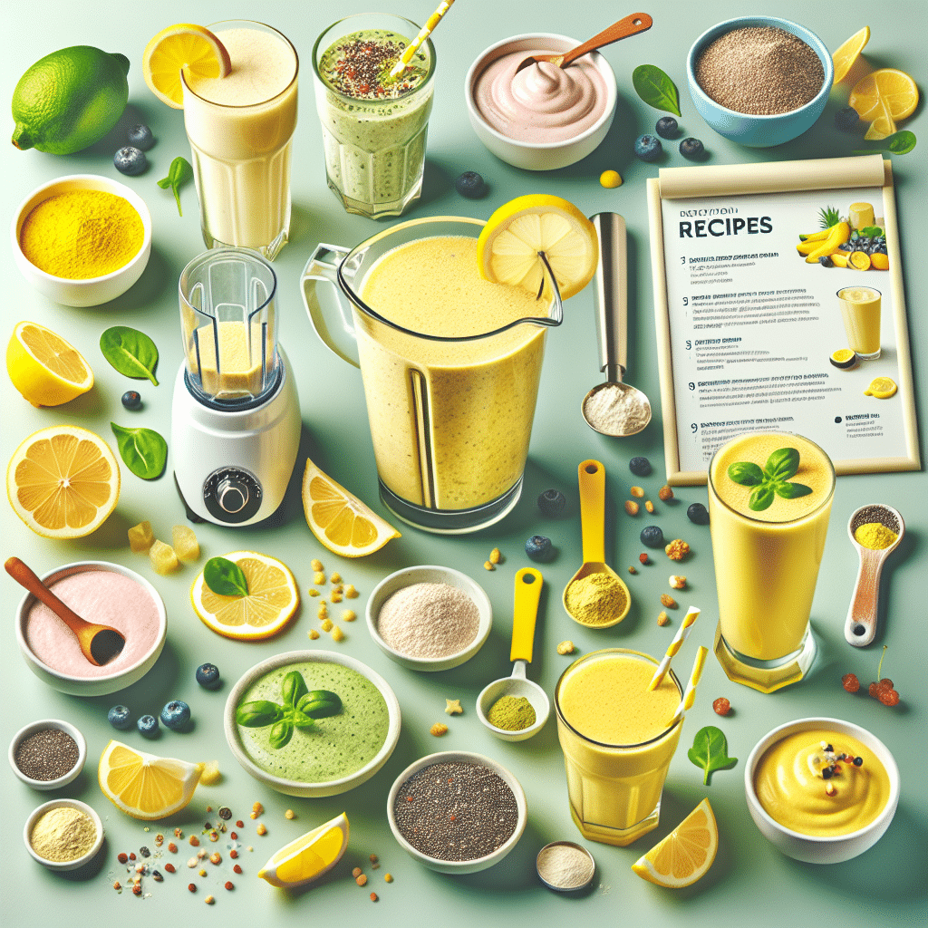 Lemon Protein Powder: Zesty Smoothie and Shake Recipes