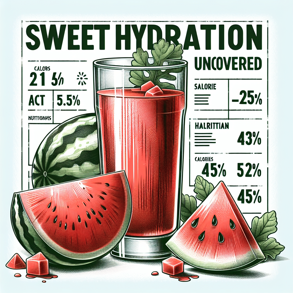 Watermelon Juice Calories: Sweet Hydration Uncovered