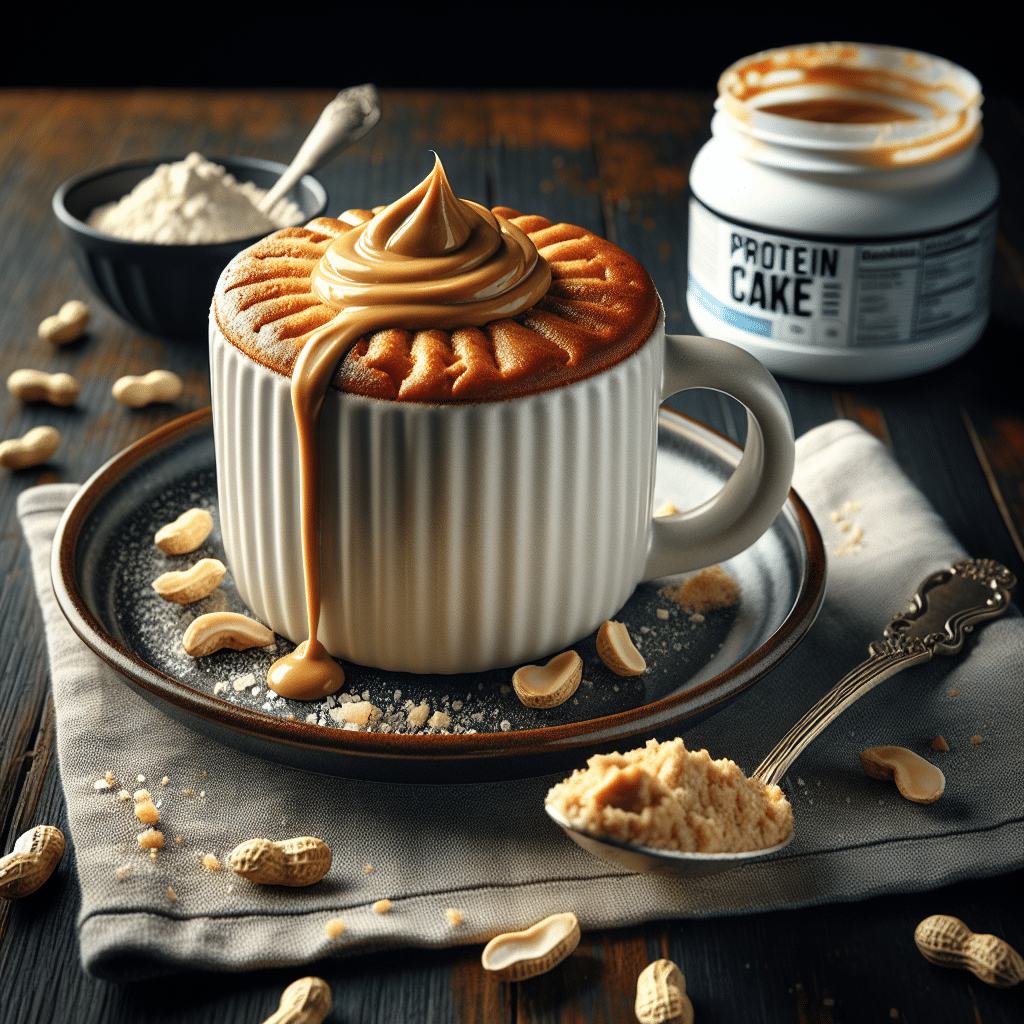 Peanut Butter Protein Mug Cake: Quick Muscle Treat