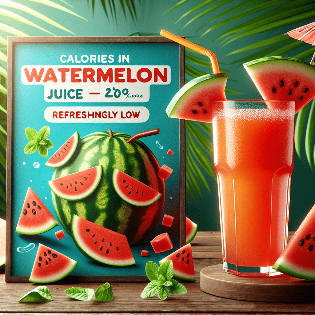 Calories in Watermelon Juice: Refreshingly Low