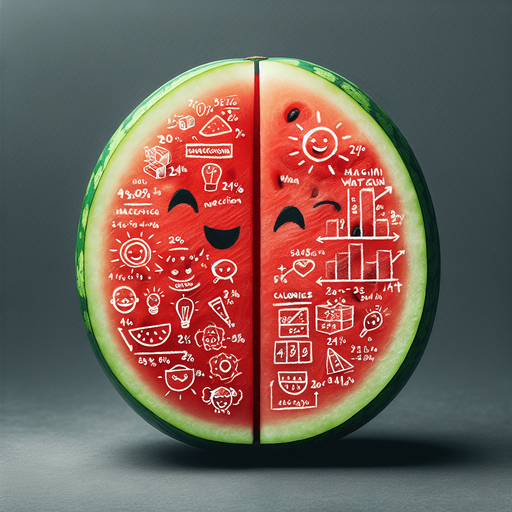 1/2 Mini Watermelon Calories: Half the Treat, All the Joy