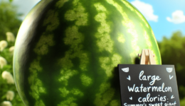 Large Watermelon Calories: Summer's Sweet Giant