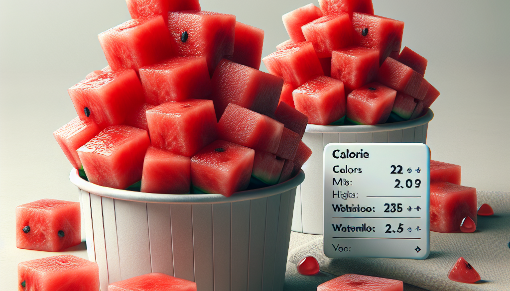 2 Cups Watermelon Chunks Calories: Juicy Bite-Size Snacks