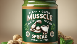 Plant Based Protein Peanut Butter: Green Muscle Spread
