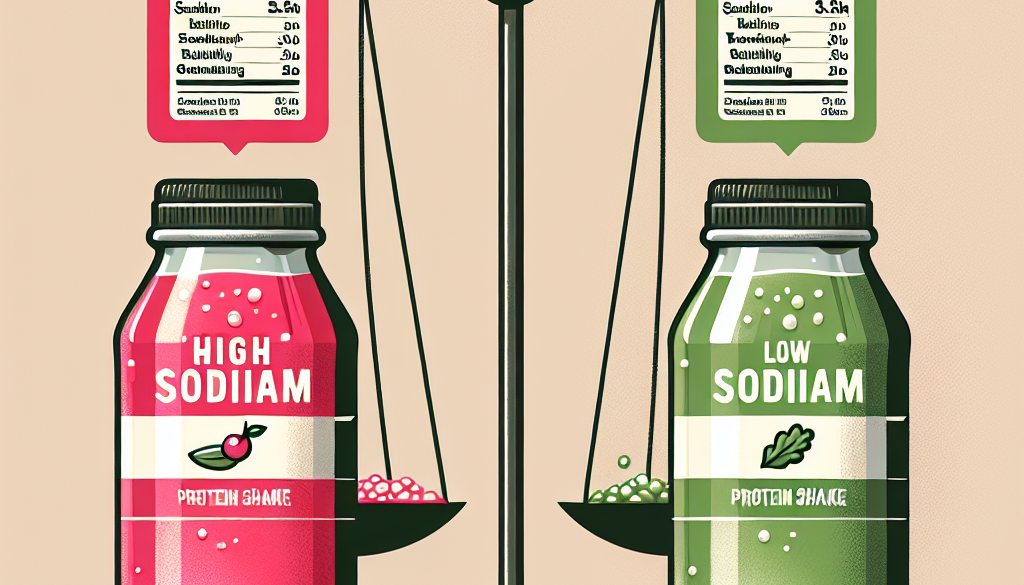 Lowering Sodium in Protein Shakes: Healthier Alternatives