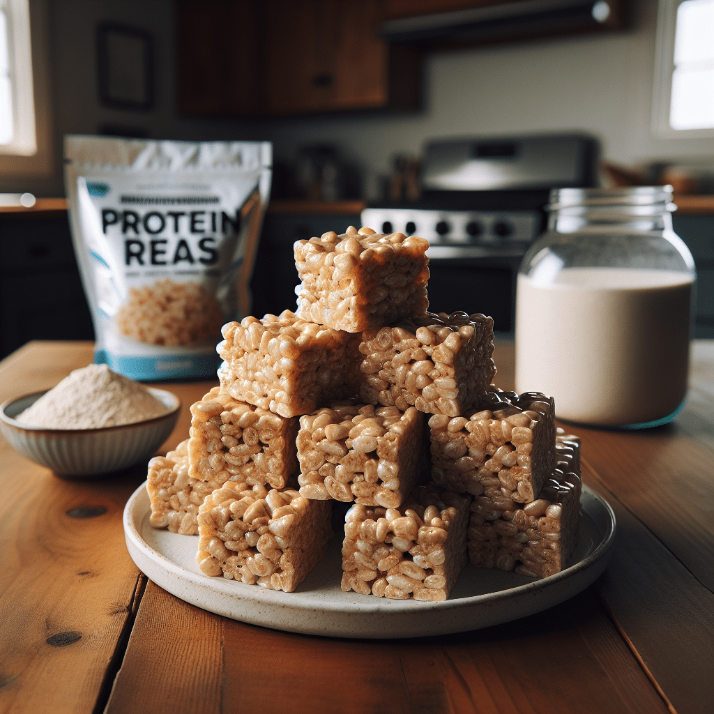 Protein Rice Krispie Treats: Guilt-Free Version of a Classic Snack