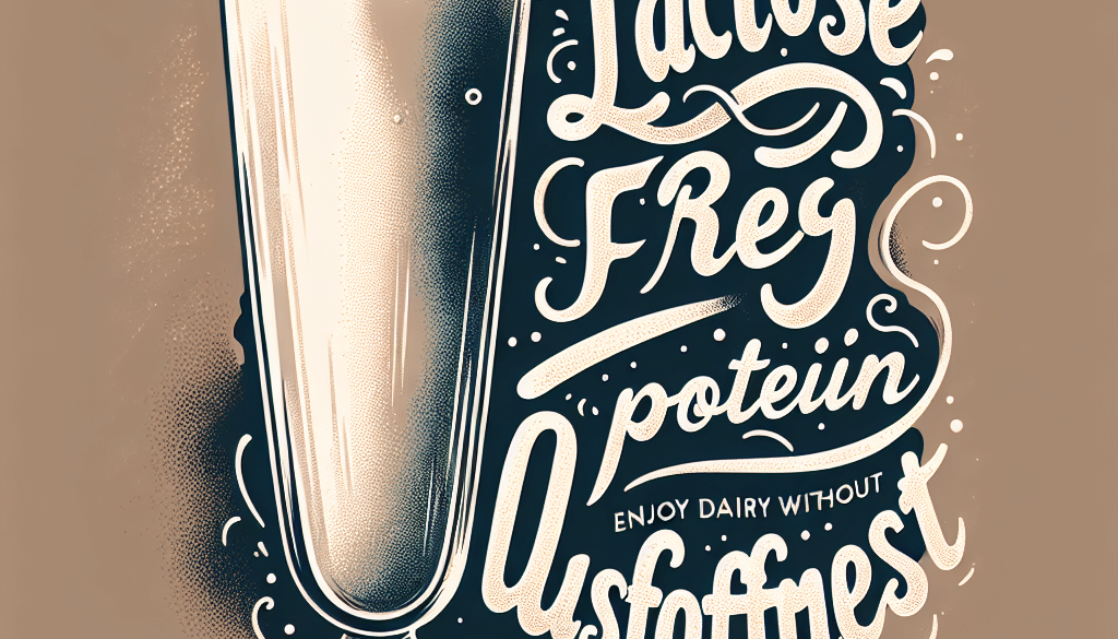 Lactose-Free Protein Milk: Enjoy Dairy Without Discomfort