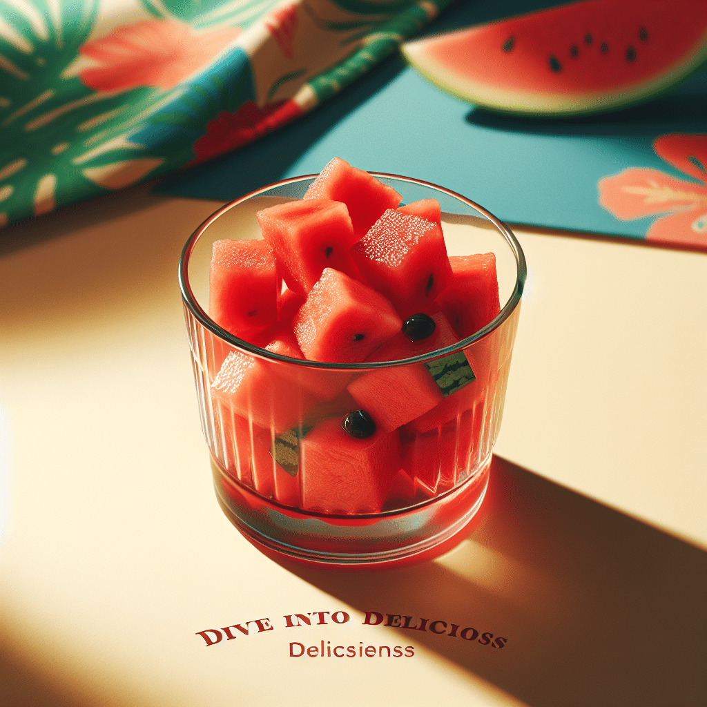 Cup of Watermelon Chunks Calories: Dive into Deliciousness