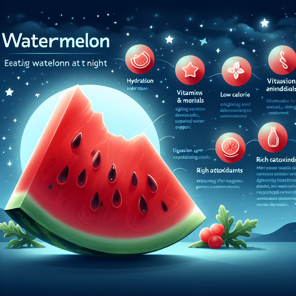 What Are The Benefits Of Eating Watermelon At Night?