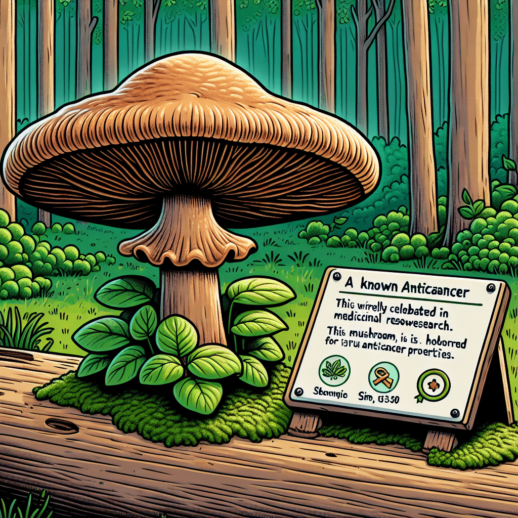Which mushroom is anticancer property?