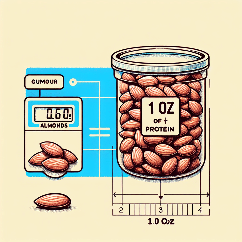 How Many Almonds Are Equivalent To 1 Oz Of Protein?