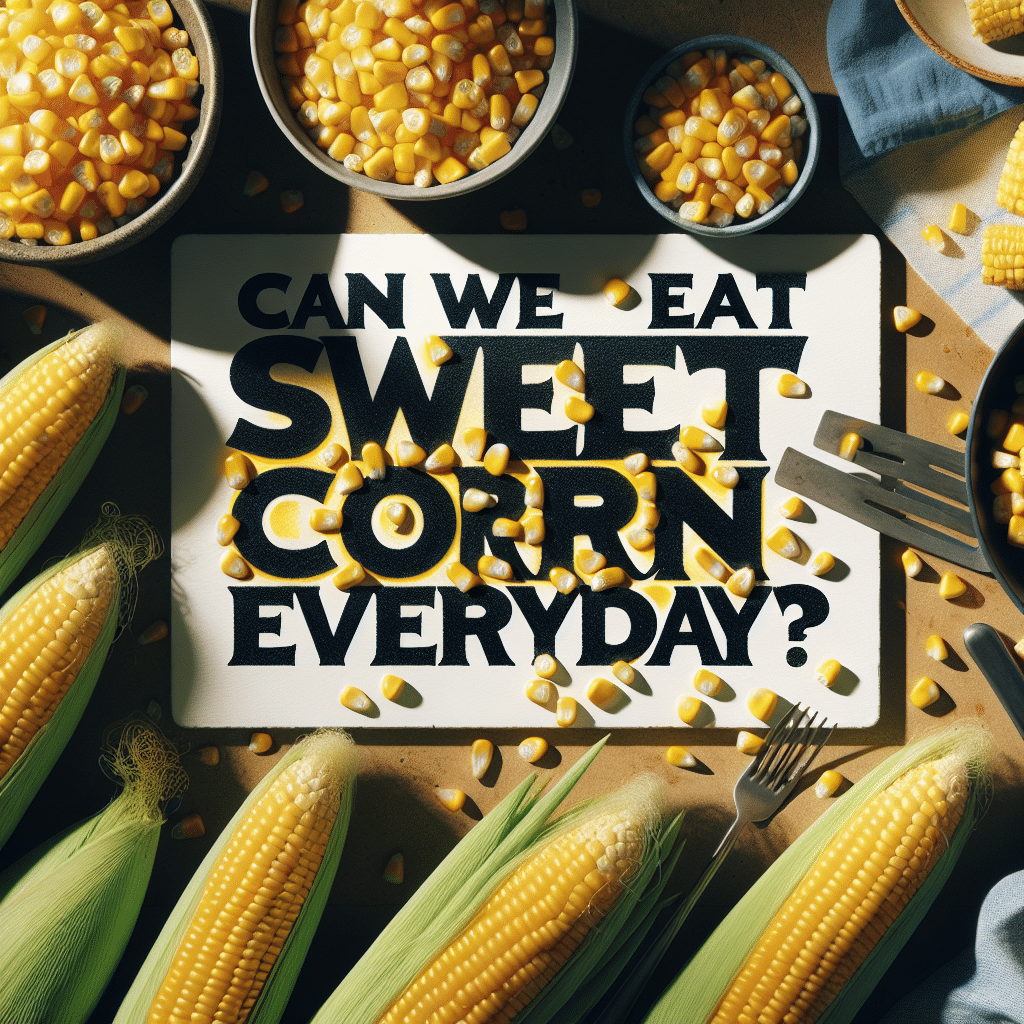 Can We Eat Sweet Corn Everyday?