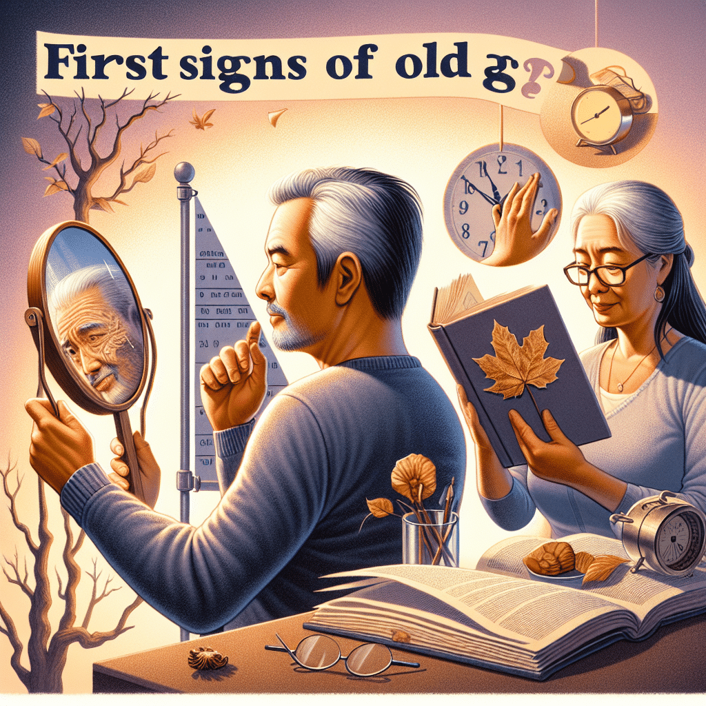 What are the first signs of old age?