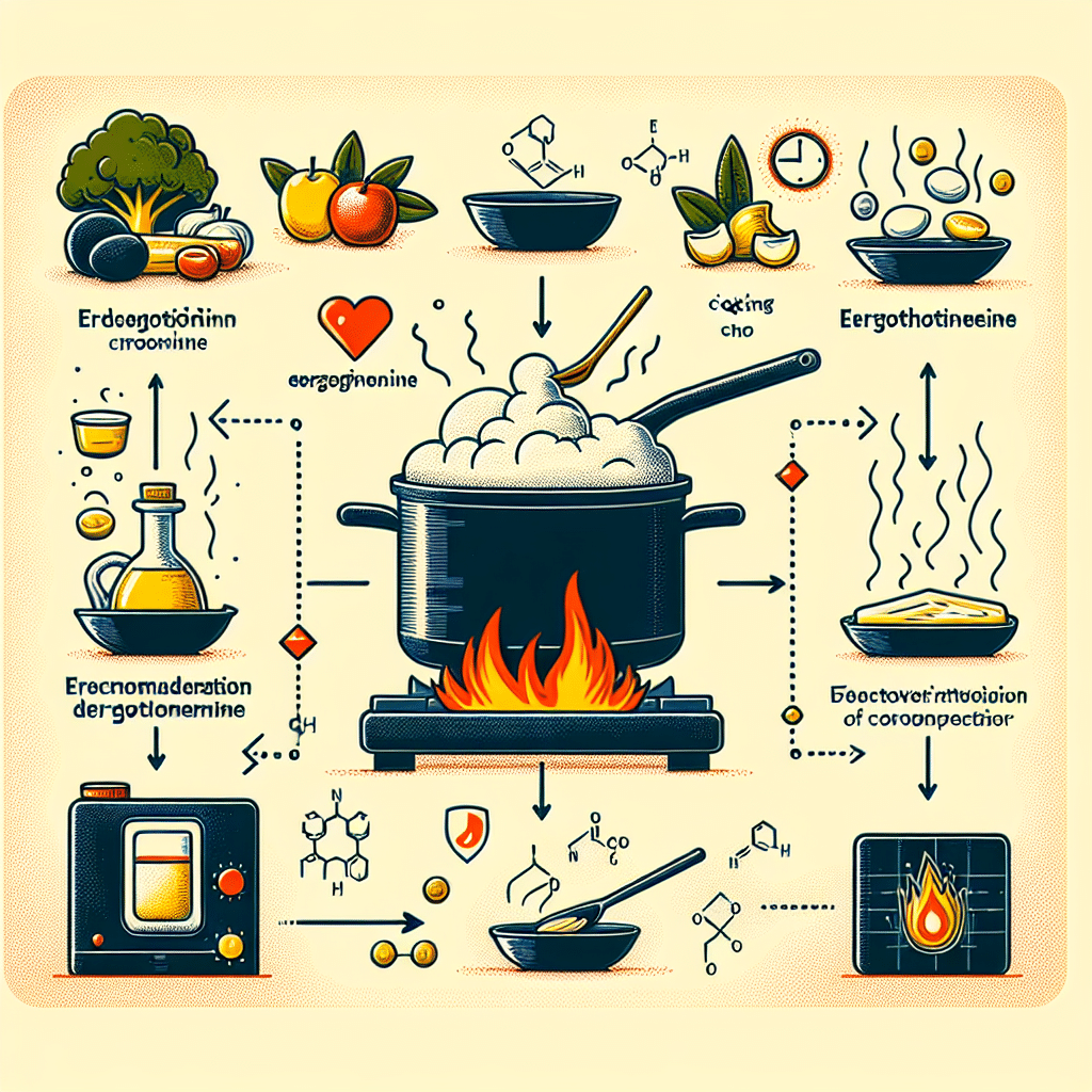 Does cooking destroy ergothioneine?