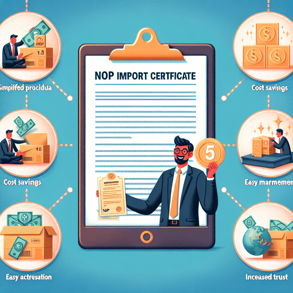 Nop Import Certificate: Key Benefits for Importers