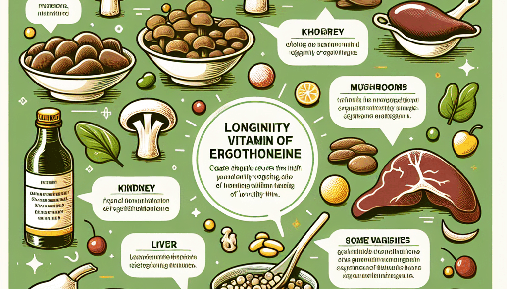 What are the dietary sources of the longevity vitamin ergothioneine?