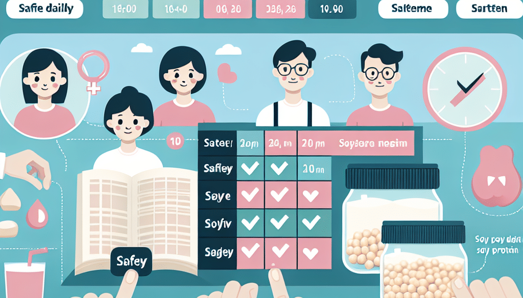 How Much Soy Protein Per Day Is Safe?