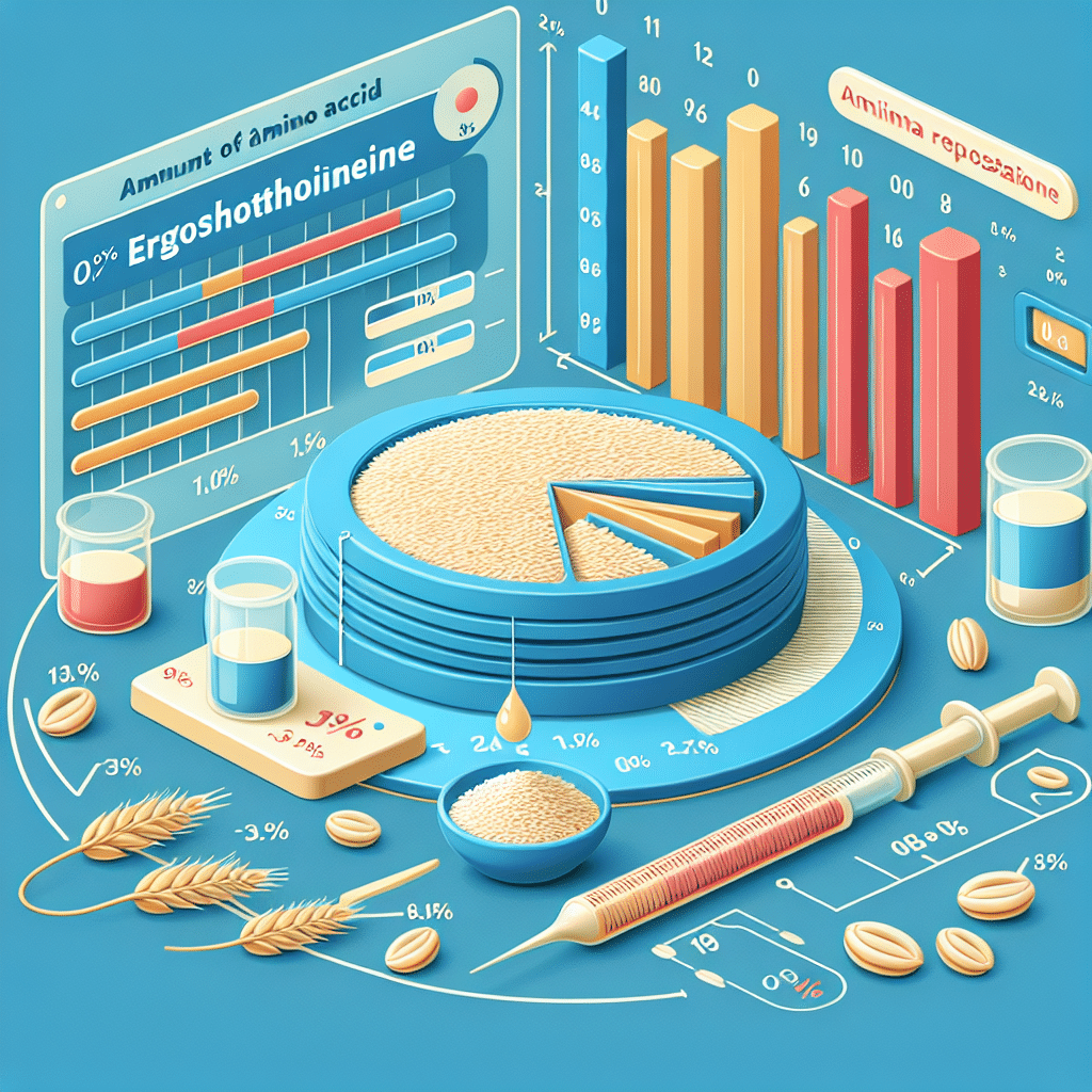How much ergothioneine is in oats?