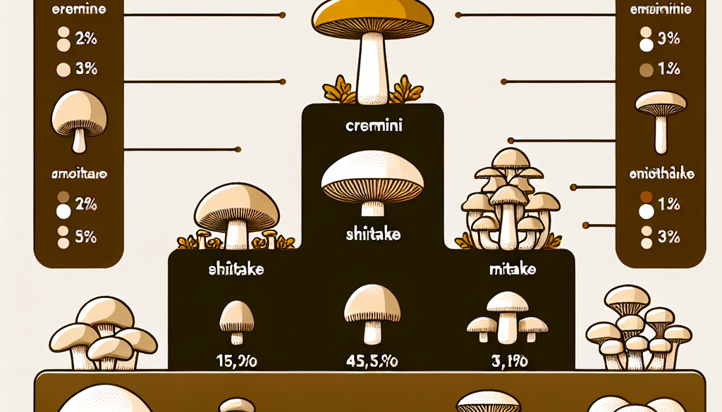 Which mushroom has the highest amount of ergothioneine?