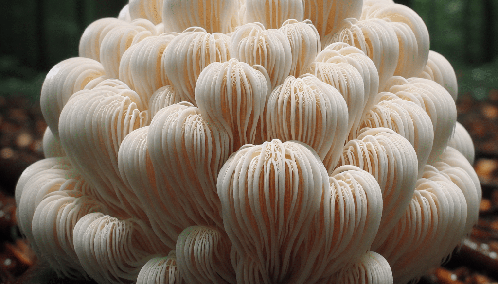 What mushroom stimulates nerve growth?