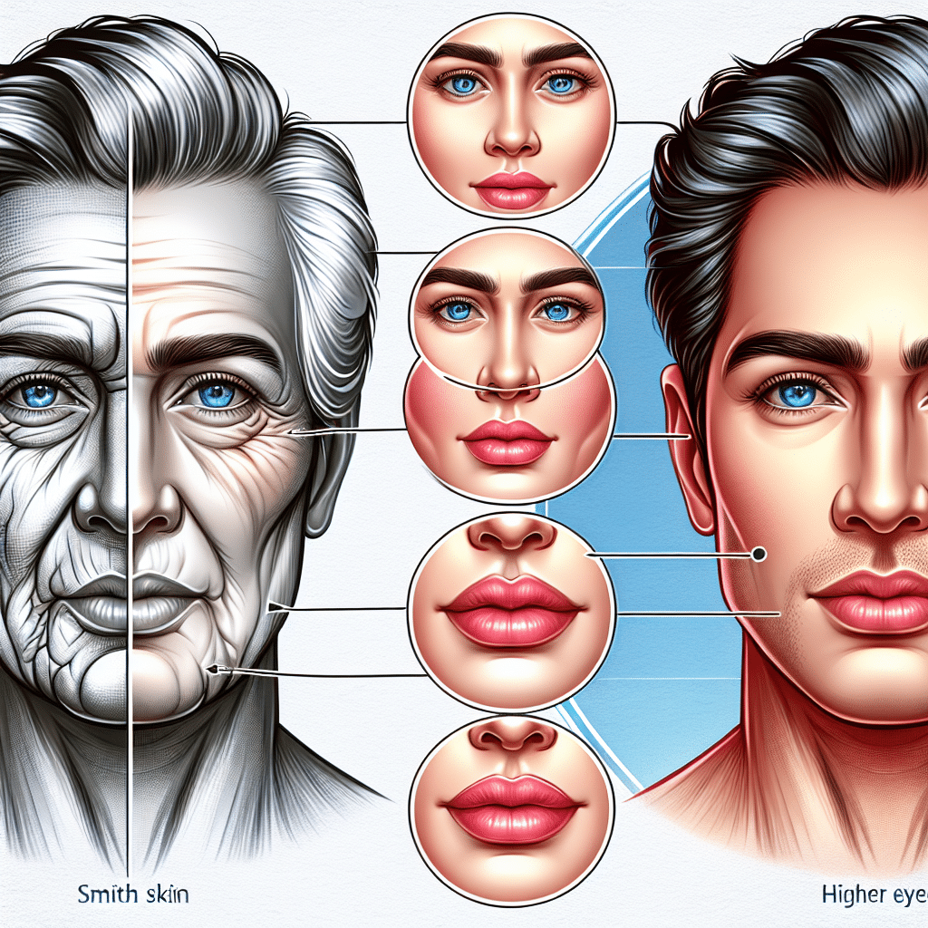 What makes a face look younger?