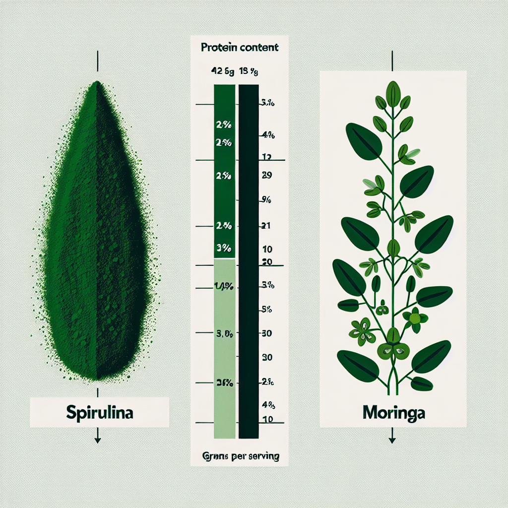 Which Has More Protein Spirulina Or Moringa?