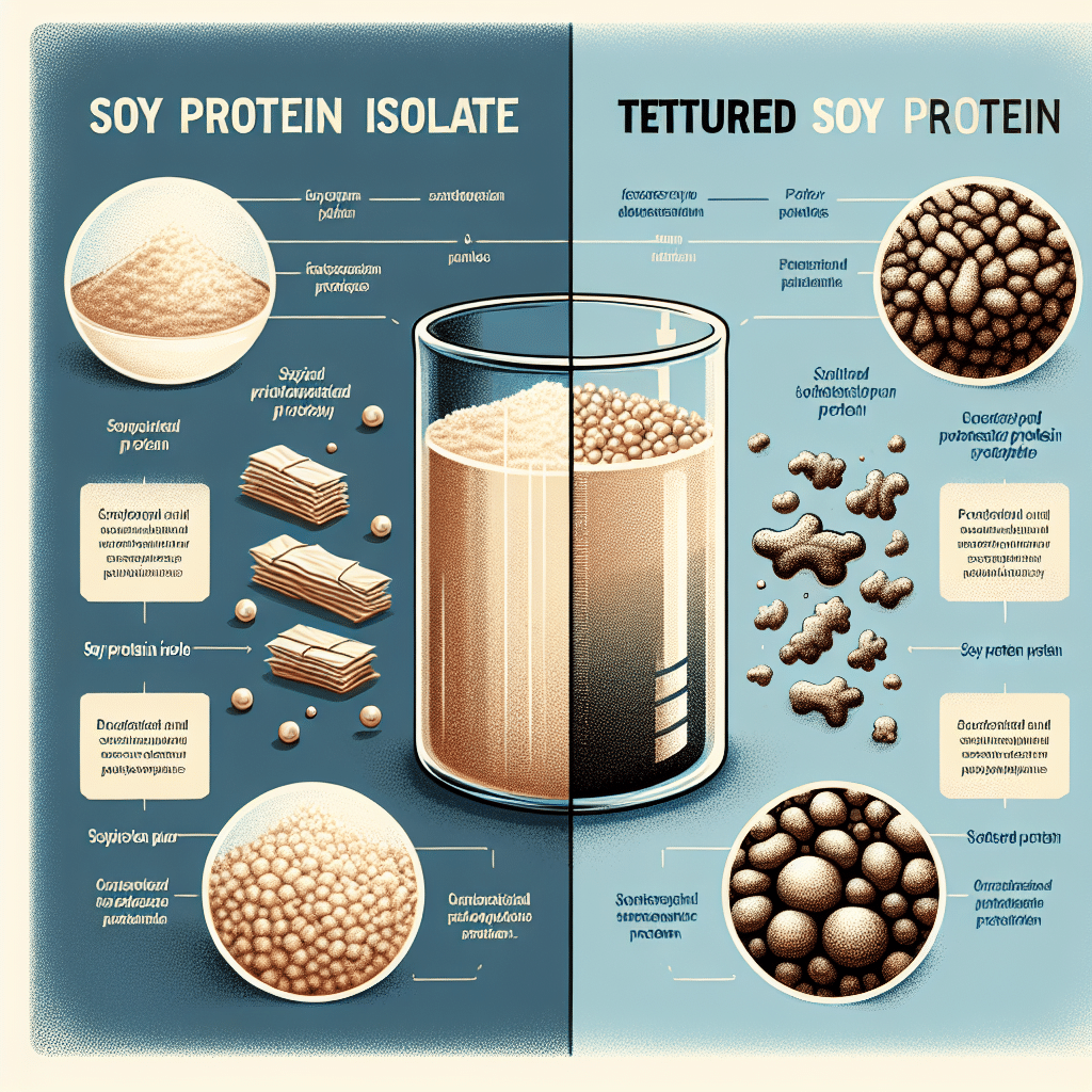 What Is The Differehce Between Soy Protein Isolate And Textured Soy Protein?