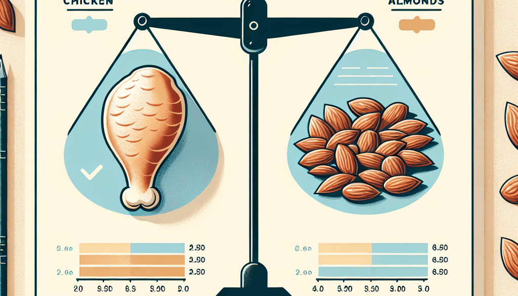 Which Has More Protein Chicken Or Almonds?