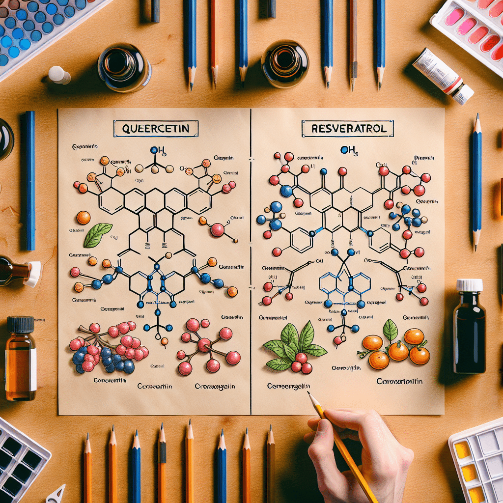 Is quercetin the same as resveratrol?