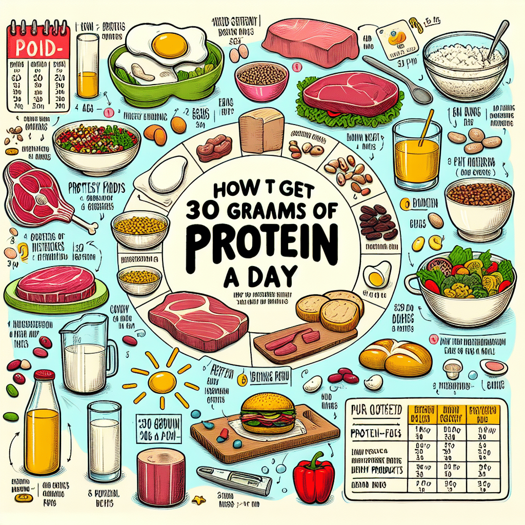 How To Get 30 Grams Of Protein A Day?