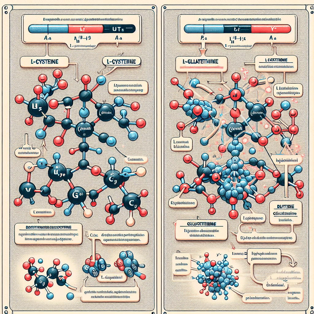 L Cysteine vs L Glutathione: Comparison