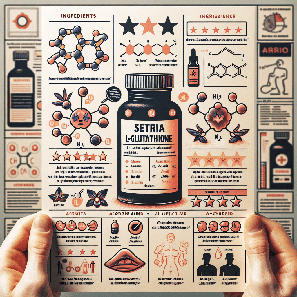 Setria L-Glutathione Ascorbic Acid Alpha Lipoic Acid N-Acetyl-L-Cysteine: Review