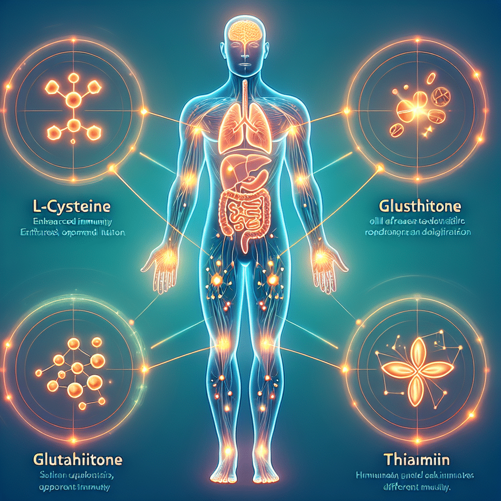 L Cysteine Glutathione Thiamine: Benefits