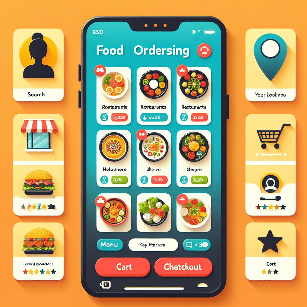 Important Features of an On-Demand Food Ordering App