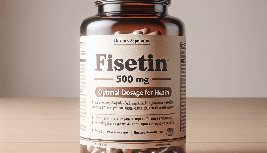 Fisetin 500 mg: Optimal Dosage for Health