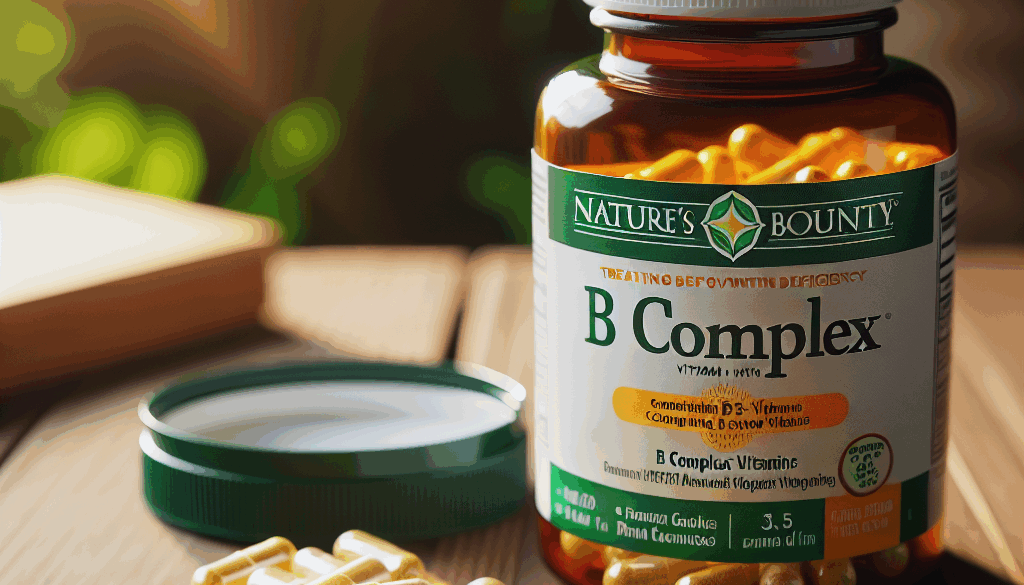 Nature's Bounty B Complex For Vitamin Deficiency