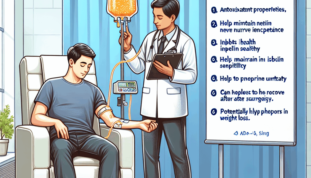 Alpha Lipoic Acid IV Infusion: Health Benefits Explained