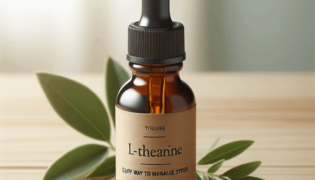 L-Theanine Tincture: Easy Way to Manage Stress