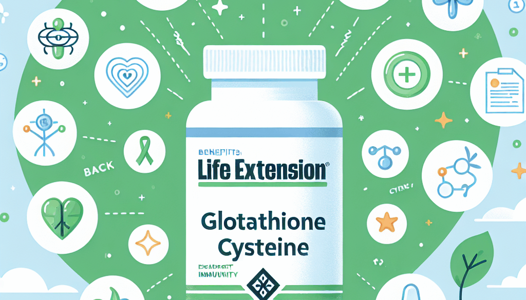 Life Extension Glutathione Cysteine: Top Benefits