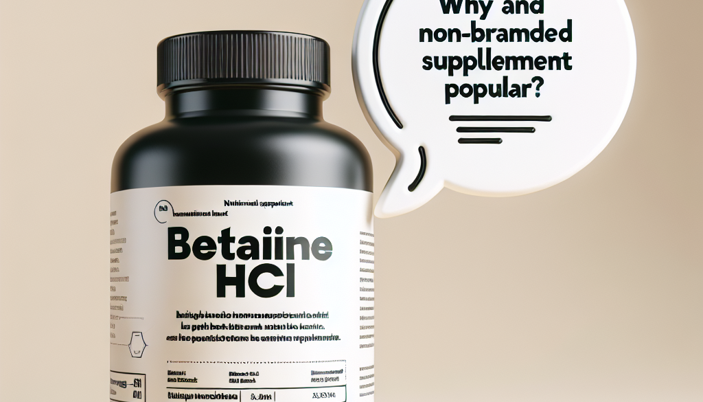 Standard Process Betaine HCL: Why It’s Popular
