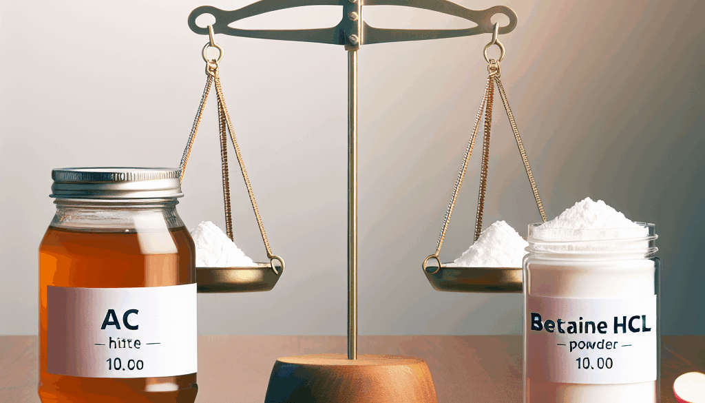 ACV vs Betaine HCL: Which Is Better?