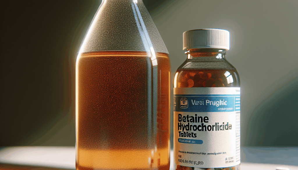 Apple Cider Vinegar and Betaine Hydrochloride Tablets