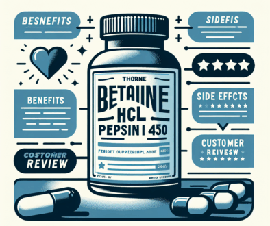 Thorne Betaine HCL & Pepsin 450: Complete Review