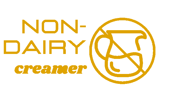 icon white non dairy yellow